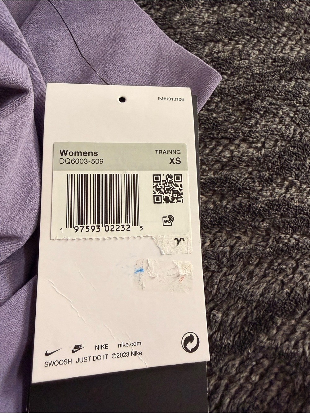 Nike High-Waist Lavender Women’s Bike Shorts - Picture 5 of 5